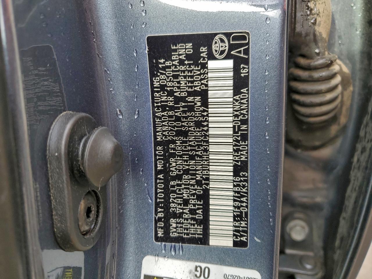 Toyota Corolla L Image 9